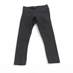 NoBull Crop Capri Leggings Womens Small Gray 20" Inseam Gym Workout